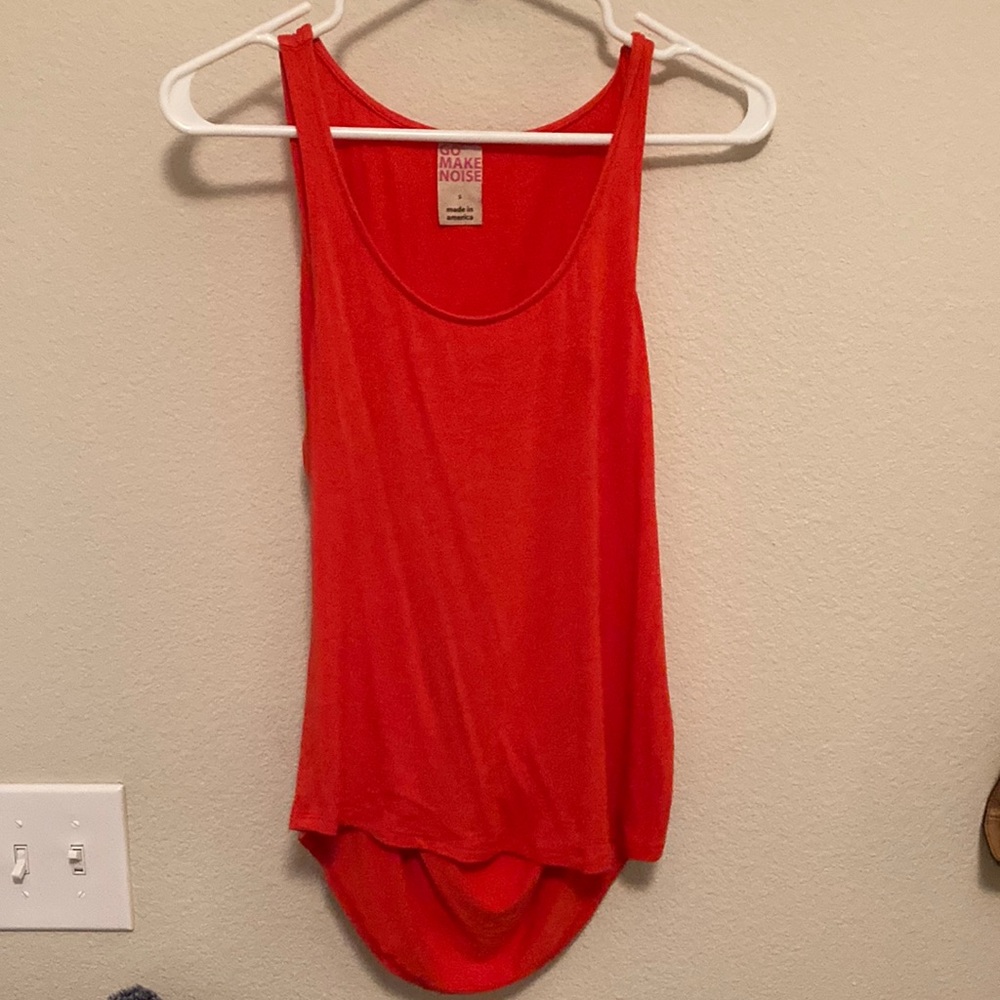 Open Back Tank Top